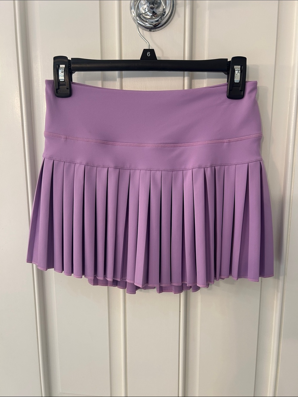 Goldhinge Lilac Pleated Skater Tennis Skirt